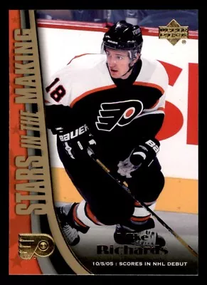 2005-06 Upper Deck Stars In The Making Mike Richards Philadelphia Flyers #SM12 • $1.99