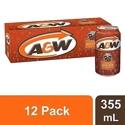 A&W Root Beer 355ml X 12 Cans (MULTIPACK) • £19.99