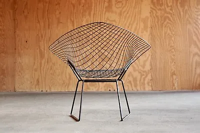 Vintage Restored Knoll Diamond Chair By Harry Bertoia • $1200