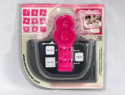 Large We R Memory Keepers Lucky 8 Paper Punch 3 In 1 Die Cut Pink New In Pack • $15.03