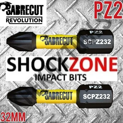 £1.99 • Buy SabreCut Mixed Impact Bits PZ2 32mm Milwaukee DeWalt  Professional Magnetic
