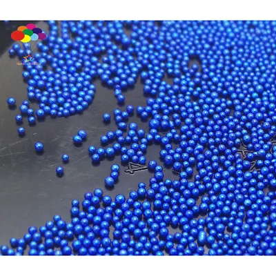 New 100000pcs Glass Sapphire Micro Beads Small No Hole 0.6-0.8mm Nail Art Caviar • $0.99