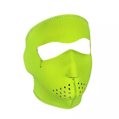 Full Face Mask Manufacturer: Zan Headgear FACE MASK NEO HI VIS LIME WNFM142L • $14.14