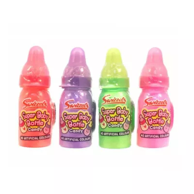 Super Baby Bottle Candy Novelty Sherbet Sweets Swizzels Matlow 23g (4 Or 24) • £7.95