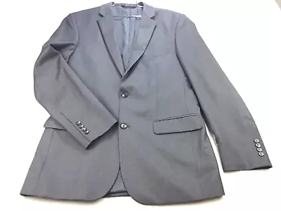 Jos. A Bank Traveler Blazer Sport Coat Suit Jacket Mens 42L Gray Wool FREE TIE* • $42.87