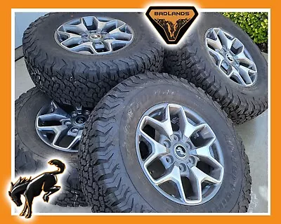 (5) FORD Bronco Badlands Wheels BFG KO2 Tires SET Lugs TPS OEM FACTORY Ranger • $2500