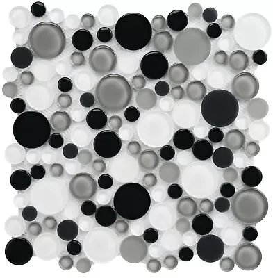 Simple Tile - Glass Mosaic Tile For Kitchen Backsplash GM 4102A - Tapioca • $6.99