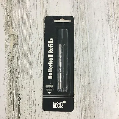 Refill Genuine Mont Blanc Rollerball Pen Refill Black Fine Point 1 ONLY • $14.99