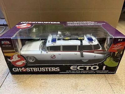 £3.20 • Buy Joyride 1:21 Ghostbusters Ecto 1  Boxed Sealed With Straps And Slimer Diecast