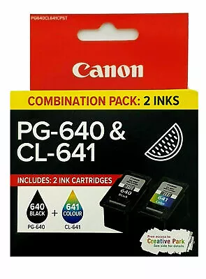 Geniune Canon PG640 CL641 PG640XL CL641XLPG640XXL Combination *Free Post* • $59.95