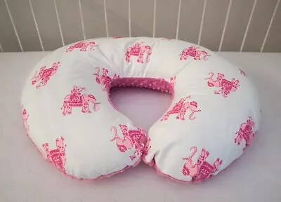 Baby Infant Nursing Feeding Pillow Cover - Elephants Mermaids Pink Pineapples • $55