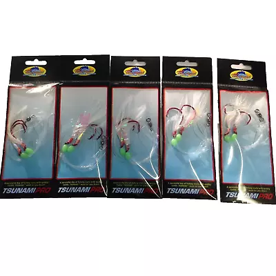 5 White Fishing Rig 7/0 Hooks Snapper Sabiki Strong Trace Paternoster Flasher  • $13.50