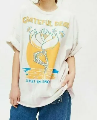 $29.99 • Buy Grateful Dead T-Shirt Dress Live In Concert Oversized Band Tee