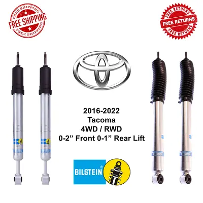 Bilstein Front & Rear B8 5100 Shock Absorber Set For 2016-2022 Toyota Tacoma • $425.14