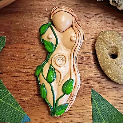 Altar Goddess Gaia Goddess Pagan Wiccan Witches Druid Altar Decoration Handmade • £11.50