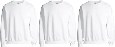 BILLIONHATS Mens Cotton Crewneck Sweatshirts Men Layer Shirt Wholesale In Bulk • $34.89