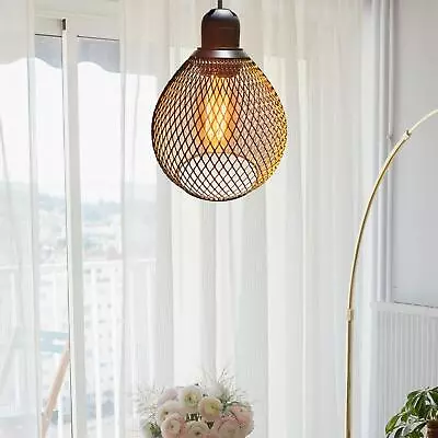 Metal Pendant Lamp Shade Fixture For Kitchen Restaurant Hallway • £8.93