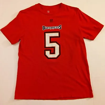 Tampa Bay Buccaneers Josh Freeman 5 Jersey Shirt Youth L 14-16 NFL Team Apparel  • $7.28