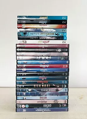  24 MCU Marvel Blue Ray & DVD Collection Great Condition! • $70