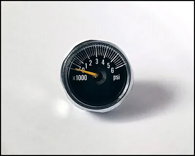 Micro Gauge 1 Inch 6000PSI High Pressure For HPA Nitro Air CO2 Tank Systems  • $5.99