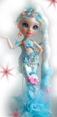 Rainbow  High Doll Custom Blue Mermaid Ooak  • $145