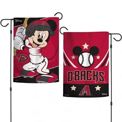 Arizona Diamondbacks 2-Sided Mickey Mouse Garden Flag MLB Licensed 12.5  X 18  • $13.99