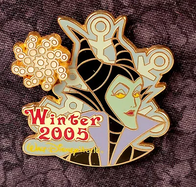 MALEFICENT Winter 2005 Pin Spinner - Walt Disney World LE 4000 - 1 Of 4 • $25