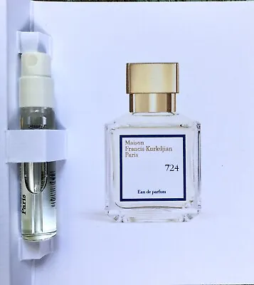 Maison Francis Kurkdjian Paris 724  Vial Spray 2ml New Factory Sealed • $11