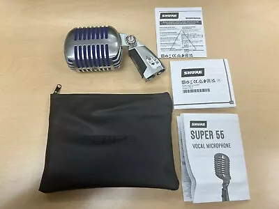 Shure Super 55 Vocal Microphone Supercardioid Dynamic Microphone • $0.99
