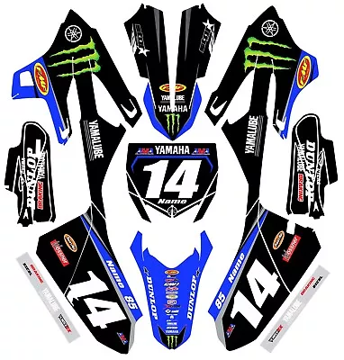 Graphics For Yamaha YZ 85 YZ85 2022-2023 Decals Custom Rider Name And Number • $135.86