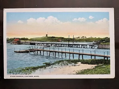 Stage Harbor Chatham MA - 1915-30 Rough Edges • $3