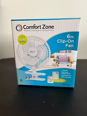 6-inch  Clip-on Electric Fan With 2 Speeds • $11.50