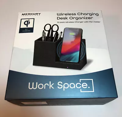 Merkury Wireless Charging Station/Desk Organizer-Brand New-Conveniently Charge • $26.09