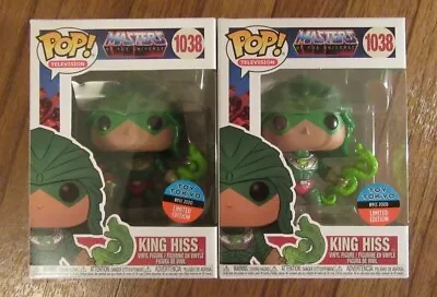 (2) Funko Pop! Television Masters Of The Universe #1038 King Hiss Toy Tokyo NYCC • $51