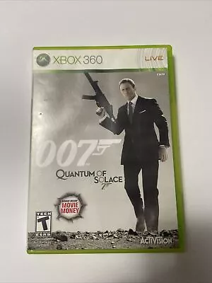 James Bond 007: Quantum Of Solace (Microsoft Xbox 360 2008) COMPLETE CIB • $8.90