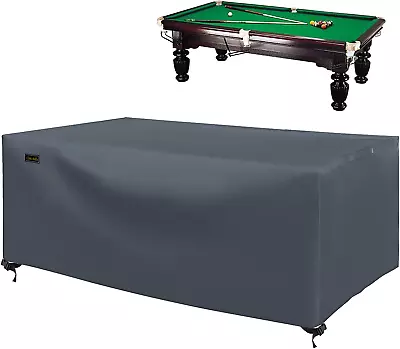 7/8/9 Ft Pool Table Cover Waterproof Sunscreen Billiard Cover Polyester Fabric  • $45.32