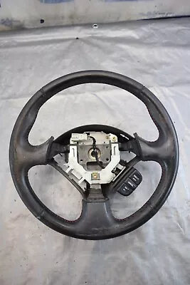 2002 Honda Civic Si Ep3 K20a3 2.0l Oem Black Leather Steering Wheel Assy #9526 • $99.99