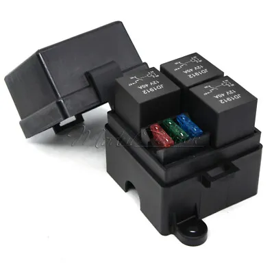 DC12V 4PIN/5PIN Universal Car Truck Relay 3-way Switch Control Fuse Holder Relay • $15.97