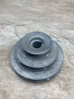 4” 3 Step V-belt Pulley With 5/8” Bore • $17.99