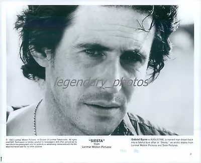 1987 Close Up Of Actor Gabriel Byrne In Siesta Original News Service Photo • $14.99