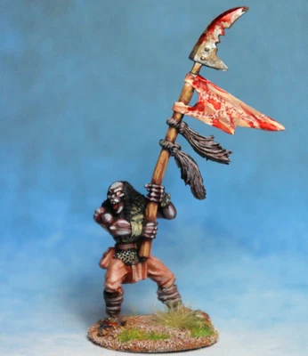 £2.50 • Buy Half Orc Standard Bearer 28mm Unpainted Metal Wargames