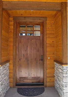 CRAFTSMAN KNOTTY ALDER 6 LiITE ENTRY DOOR 36  X 96  • $2198