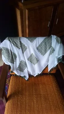 £16.99 • Buy Original Hirbawi Made In Palestine Kufiya Keffiyeh Scarf Shemagh Khaki/Cream