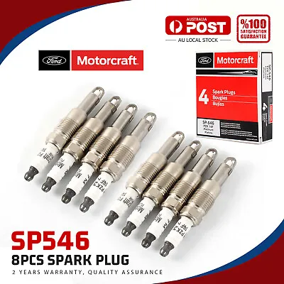 Set Of 8Pcs Motorcraft Spark Plugs SP515 For Ford 5.4L 3V PZH14F SP-546 SP-515 • $148.99