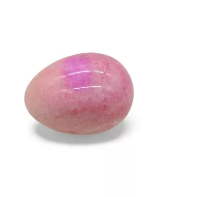 Speckled Pink Marble Stone Decorative Easter Egg Holiday • $12