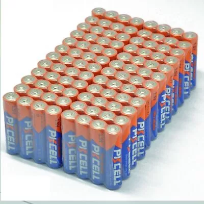 100Pcs AAA Batteries LR03 MN2400 AM4 MICRO 1.5V Industrial Alkaline For Headlamp • $28.99