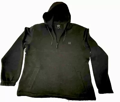 Men’s Black Billabong A/DIV. HOODIE 1/4 Zip Size XL Outdoor Wear Comfortable • $23.95