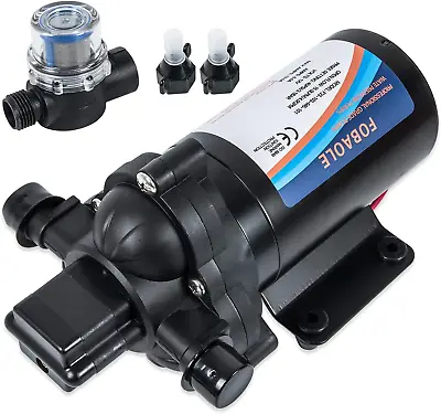 $107.15 • Buy 12V Fresh Water Pump Camper Water Pump With Pressure Switch 33-Series RV Water P