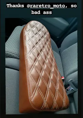 RARETRO MOTO Handmade Upholstery Seat Saddle Scrambler Honda XR XL 600 650 • $9