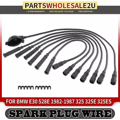 7x Spark Plug Wire Sets For BMW 325 1986-1988 325e 1984-1987 528e 1982-1987 2.7L • $54.99